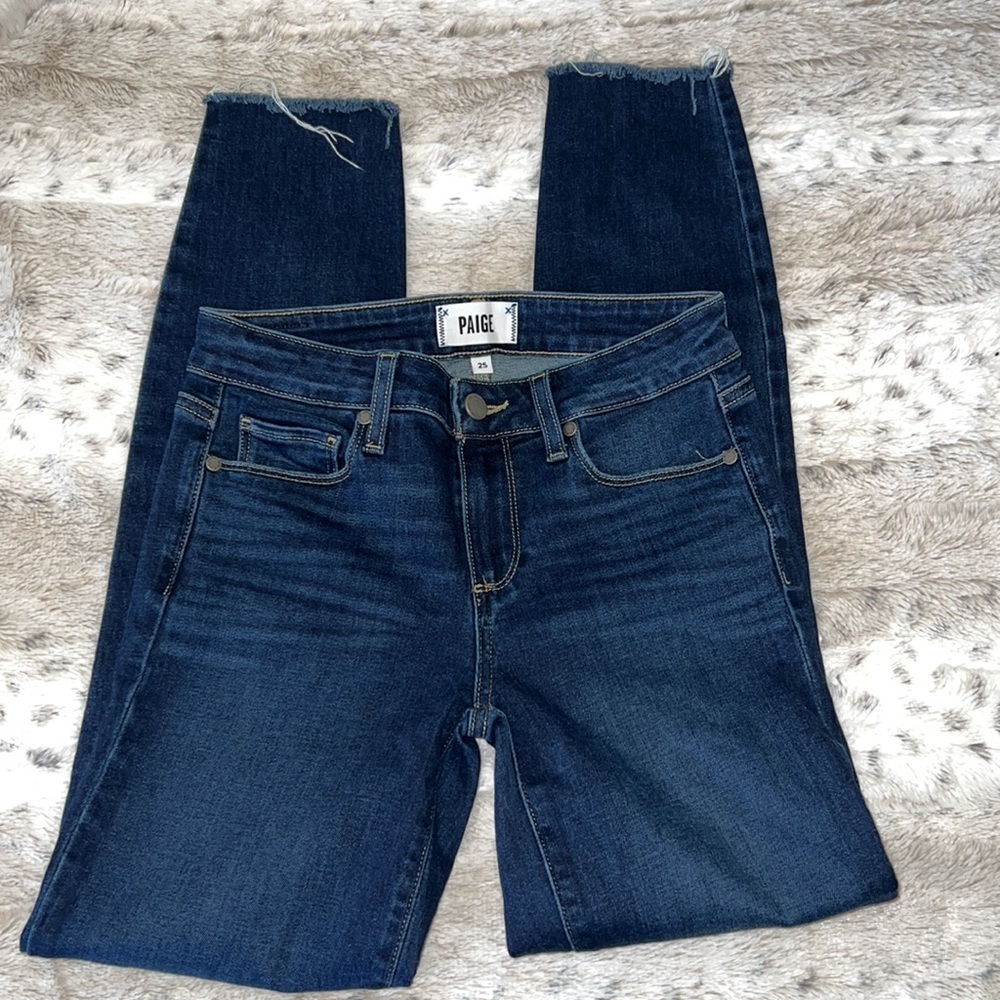 Paige Verdugo Ankle Skinny Jeans Size 25 - Picture 5 of 6